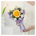 thumbnail image 1 of Ramo de girasoles artificiales, flor artificial tejida a mano, adecuada for decoración de mesa familiar, 1 of 6