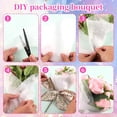 thumbnail image 5 of 80pcs Florist Packaging Paper Floral Bouquet Wraps Paper 11.4in White Gift Packaging Paper for Home Wrapping Paperc for Holiday, 5 of 6