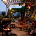 thumbnail image 4 of WASHWEPE Colgante Solar Roja Con Campanas De Para Y Luces De Jardín, 4 of 7