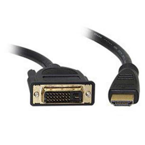 HDMI à DVI Câble&44; HDMI Mâle à DVI Mâle&44; CL2 Évalué&44; 25 Pieds