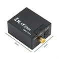 thumbnail image 2 of 192KHz Audio Converter Adapter Toslink Coaxial Signal To RCA R/L Digital Optical Coax To Analog Stereo for Amp Receiver Speaker ,High Sound, 2 of 6