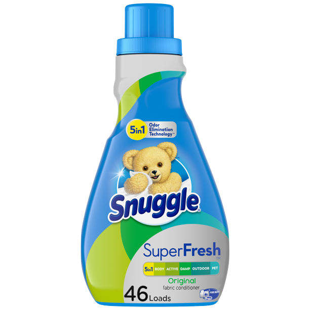 Snuggle Plus Super Fresh Liquid Fabric Softener with Odor Eliminating