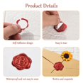 thumbnail image 4 of Adhesivos Yoption Wax Seal con Letra M de color rojo metálico, 50 unidades, 4 of 7