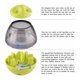 thumbnail image 5 of Bola de comida para perros, dispensador de comida pequeño, juguete interactivo de alimentación lenta para cachorros y gatos, verde amarillento, 5 of 5
