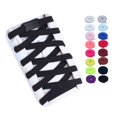 thumbnail image 1 of Shoelaces Booyckiy, elásticos sin anudar, 105 cm, para niños y adultos, color negro, 1 of 6