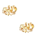 thumbnail image 1 of bedienty 100 Sets Ear Stud Tray Making Findings Earrings Stoppers Bottom Craft Hypoallergenic Earring Accessory Adults Using Gold Color/ 10mm 2Set, 1 of 6