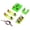 Green, variant on Misright Compact Educational Motor Model for Physics Labs with ABS and Iron Build