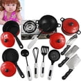 thumbnail image 3 of 13PCS Kids Play Toy Kitchen Cooking Food Utensils Pans Pots Dishes Cookware Supplies, 3 of 3