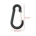 thumbnail image 3 of Multi-Uses Carabiner Clips Carabiner Spring Clip D-Shape Clip Keyring Carabiner Hook for Hammocks Camping Hiking Fishing, 3 of 18