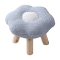 thumbnail image 3 of DOLITY Small Foot Stool Multipurpose Sofa Footstool for Living Room Porch Apartment Blue, 3 of 9