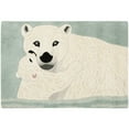 thumbnail image 2 of SAFAVIEH Wilderness Nessa Animal Graphic Print Wool Area Rug, Blue/Ivory, 2' x 3', 2 of 2