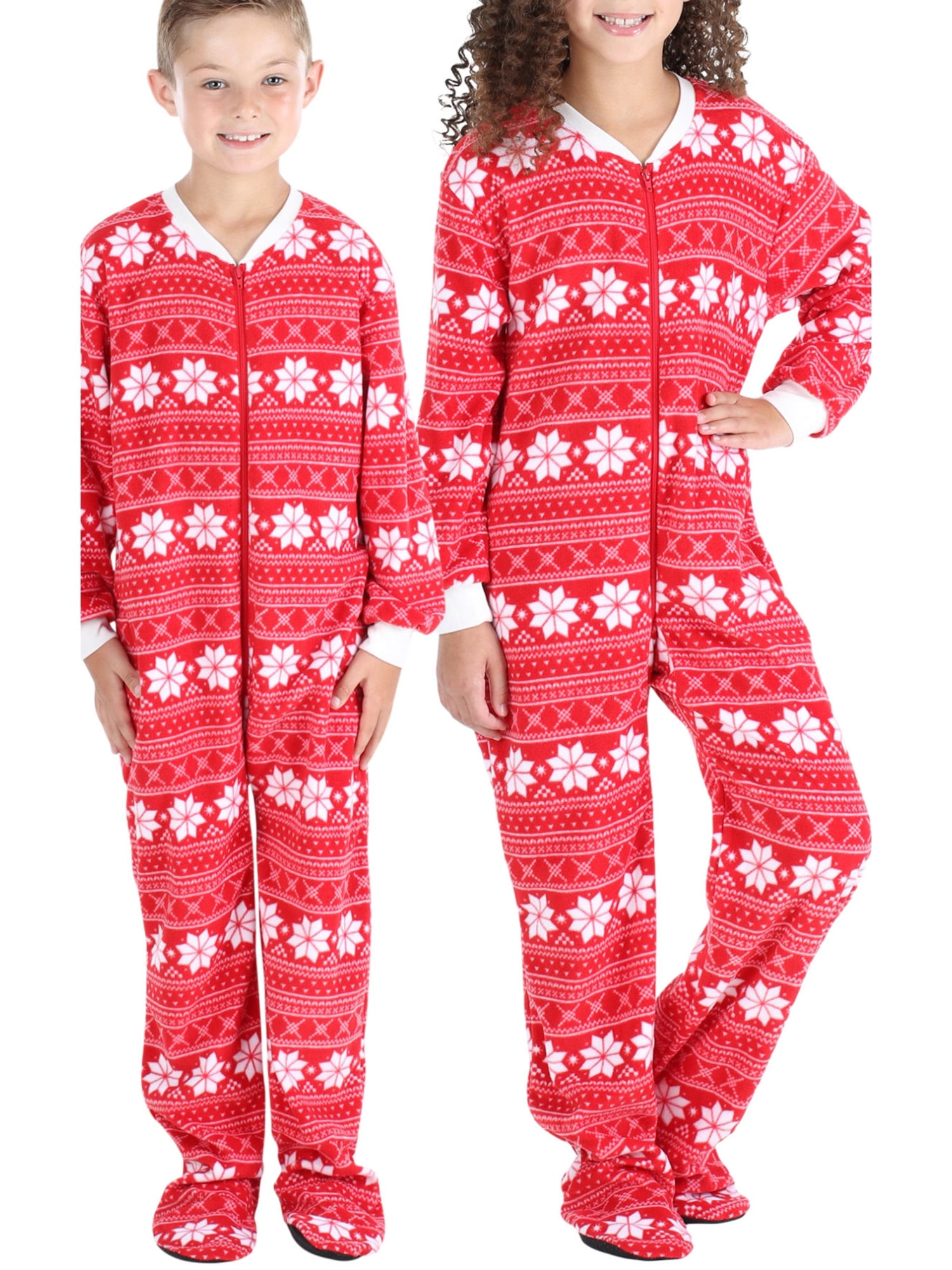 SleepytimePjs Baby, Toddler, and Kids Fleece Footed Onesie Pajamas