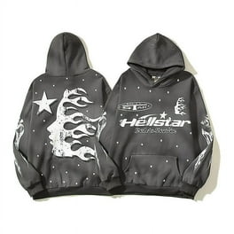 Jacket Hellstar Brainwashed Hoodie Retro Mud Dye Hooded Jacket Hellstar Brainwashed Hoodie Retro Mud Dye Hooded
