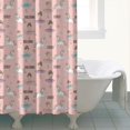 thumbnail image 4 of Ballerina Unicorn Princess Pattern Shower Curtain 84"x72" ,Bathroom Decorative Shower Curtains Set with 12 Hooks,Modern Waterproof Washable Shower Curtain, 4 of 6