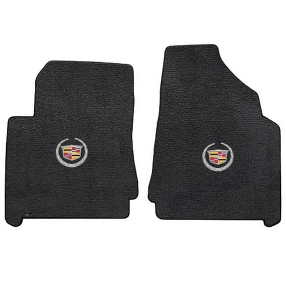 Lloyd Mats 600088 SRX 2010-2011 2 Piece Ebony Ultimat Cadillac Logo Mat