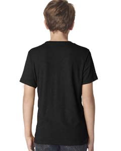 Next Level Boys Boys Tri-Blend Crew N6310-Vintage Black-Large 3 Pack
