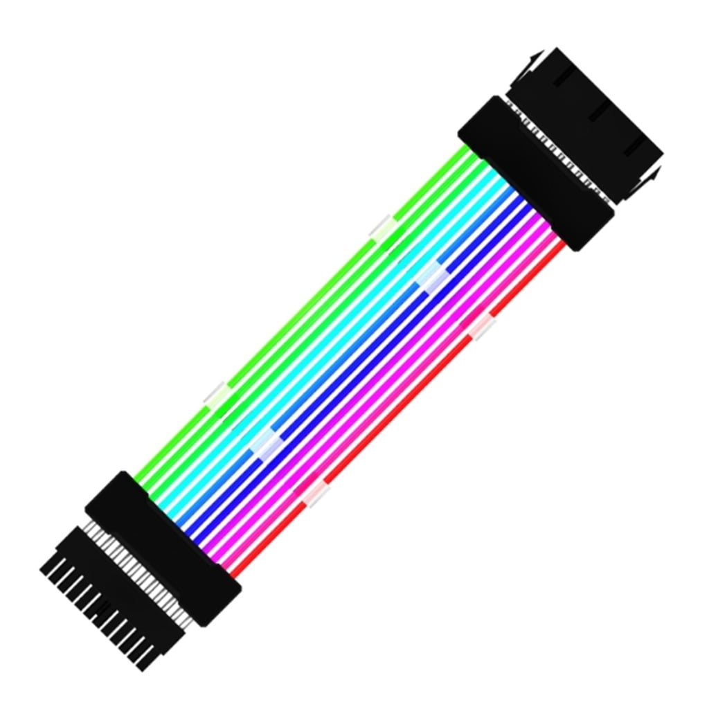 Power Extension Cable 24 Pin Motherboard 5V ARGB Power Cable For PC Case Chassis Support Sync Flexible Light