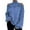 Blue, variant on Sweater for Women, Turtleneck Sweaters for Women, Oversized Fuzzy Knit, Long Sleeve Warm Fall 2024