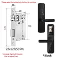 thumbnail image 2 of Digital Electronic Smart Door Lock With Biometric Camera Fingerprint Smart Card Password Key Unlock ,Easy Installation, 2 of 7