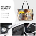 thumbnail image 5 of Yiaed Rainbow English Cocker Spaniel Print Large Capacity Beach Travel Bag - Waterproof Zipper Vacation Tote for Sandproof Storage, and Camping, 5 of 5