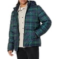 thumbnail image 1 of Chaqueta Tommy Hilfiger para hombre, con capucha, acolchada, color azul marino, a cuadros, talla M, 1 of 3
