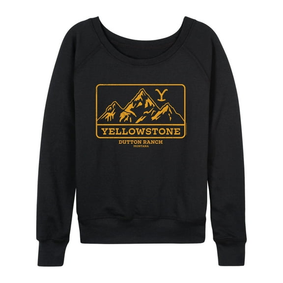 Yellowstone - Dutton Ranch Nature Art - Women's Lightweight French Terry Long Sleeve Shirt