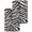Black, variant on Black White Zebras Kitchen Dish Towels for Drying Dishes Set of 3, Vintage Abstract Art Waffle Weave Microfiber Hand Tea Bathroom Towels Quick Dry & Absorbent Towel 12x12