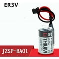 thumbnail image 2 of (Pack of 20) JZSP-BA01 ER3V 3.6V 1000mAh Replacement PLC Lithium Battery for Toshiba with Black Plug Non-Rechargeable, 2 of 8
