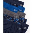 thumbnail image 2 of Reebok Men?s Underwear ? Low Rise Briefs with Contour Pouch (10 Pack), Size Large, Blues/Print/Grey, 2 of 4