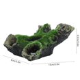 thumbnail image 3 of Artificial Resin Dead Wood Hole Hiding Cave Aquarium Fish Tank Ornament Decor Landscaping, 3 of 4