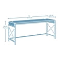 thumbnail image 4 of Sauder La Collection Foundry Road™ Table Bureau, Finition Carbon Oak, 428157, 4 of 8