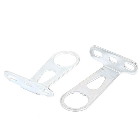 Metal Bicycles Cycling Bike Foot Rest Stand Pegs Silver Tone 2pcs