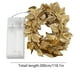 thumbnail image 3 of LED Golden Leaf Light String | Simulated Rattan Decorative Flashing Lights | Warm LED Accent Beads | Indoor Outdoor Home Decor | 300cm/118in or 200cm/78in | Battery Powered, 3 of 8