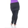 thumbnail image 3 of White Mark Women's Plus Casual Skirted Leggings, 3 of 4