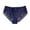 Navy, variant on Dursoulink Women's Plus Size High Waist Lace Thong - Breathable Seamless Thin Panties for Daily Comfortable Wear