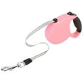 thumbnail image 2 of Correa automática para caminar de color rosa, perfecta para cachorros juguetones Correa retráctil resistente para perros, 2 of 8