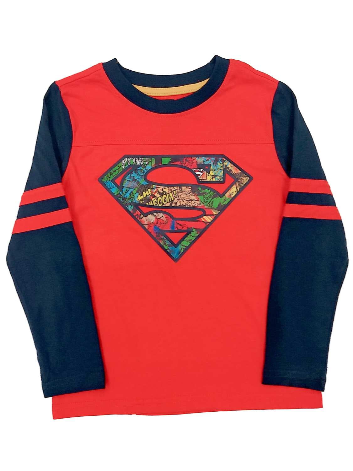 DC Comics Boys Red \u0026 Blue Stripe 