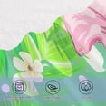 thumbnail image 4 of Tropical Plants and Flowers Towels Highly Absorbent Cotton Towels Set of 2, Premium Spa & Hotel Quality Quick Dry Towel Set 54 x 27 Inches Bathroom Towels, 4 of 7