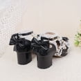 thumbnail image 3 of SACFOF Women Lolita Kawaii Shoes Chunky Heel Mary Janes Ankle Strap Lace Pumps Bow Cute Block Heel Rockabilly Shoes, 3 of 6