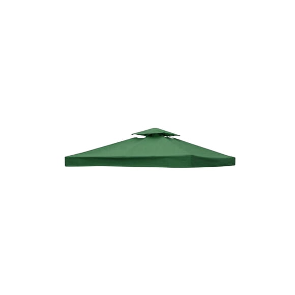 Injueey Cubierta de dosel, componentes de repuesto, tienda de campaña para pícnic, componente de techo, accesorios de Gazebo, accesorio de Jardín y Patio Verde oscuro/Doble Injueey HA005166-01