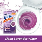 Ty-D-Bol Bleach-Free Toilet Bowl Cleaner Tablets, Unscented, 1.4 oz, 5 Pack