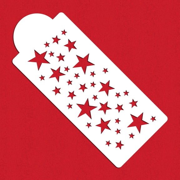 Scattered Stars Cake Stencil C999 by Designer Stencils