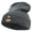 Dk Grey, variant on Golden Beach Logo Embroidered 12 Inch Long Knitted Beanie - Royal OSFM