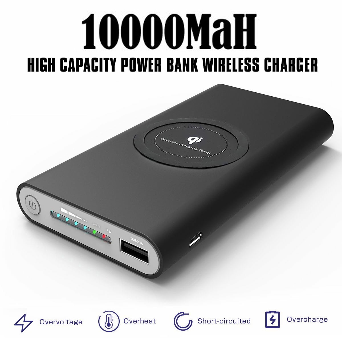 10000 mAh Wireless Power Bank