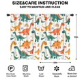 thumbnail image 2 of Blackout Kids Curtains,Cute Dinosaur Pattern Childrens Insulated Curtains Set Of 2,Bedroom Essentials,Toddler Room Decor 42x63in(106x160cm), 2 of 4