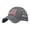 Grey, variant on Independence Day Visors Independence Day Baseball Cap Men's and Women's Personality Cap Outdoor Print Breathable Mesh American Cap