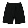 thumbnail image 4 of Aimik Mens Plain Shorts Large Patch Pockets Drawstring Waist Mens Athletic Shorts Summer Soft Linen Shorts for Daily, 4 of 6