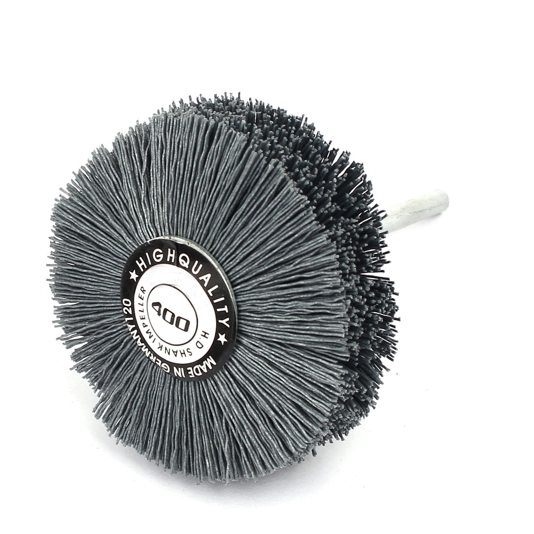 6mm Shank 80mm Dia Head 400 Grit Abrasive Wheel Brush Grinding Tool Gray Walmart Canada