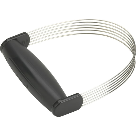 GoodCook 6-Tine Stainless Steel Wire Dough and Butter Pastry Blender, Silver/Black