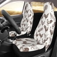 thumbnail image 2 of Yiaed Chickens Print Car Seat Covers,Universal Auto Seats Protector Fits for Car,SUV Sedan,Truck,Automotive Seat Covers & Accessories(Two packs), 2 of 7